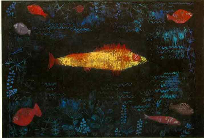 The Golden Fish painting - Paul Klee The Golden Fish art painting